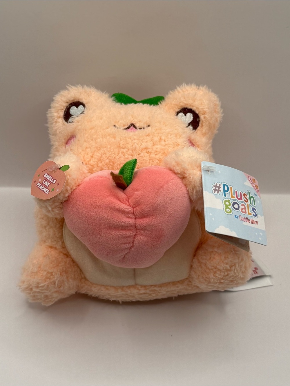NWT Cuddle Barn Frog Scented Plush Stuffed Animal